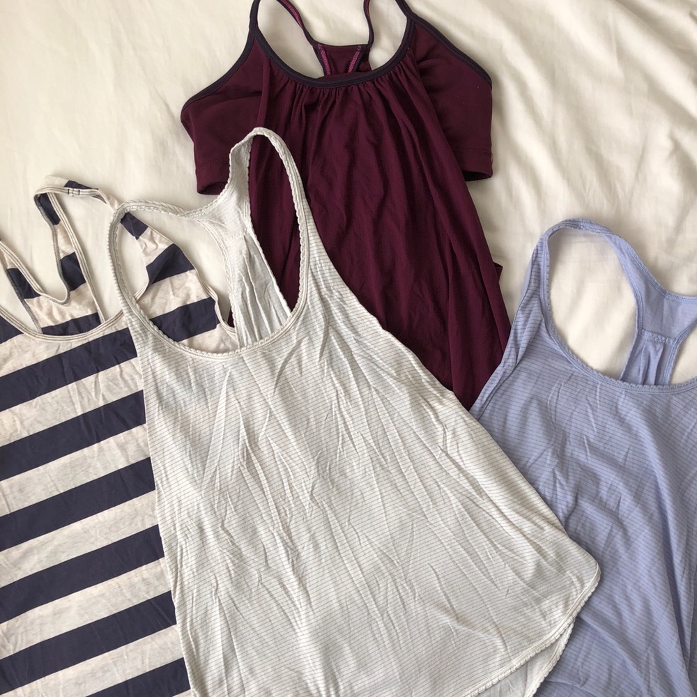 White Lululemon Athletic Tank